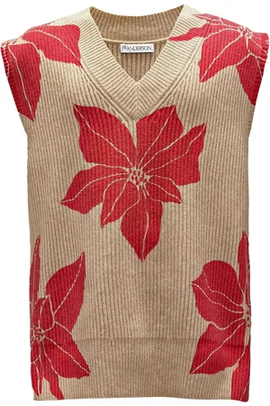 J.W.Anderson Floral-print sleeveless jumper
