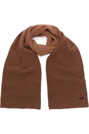 J.W.Anderson Logo-plaque knitted scarf