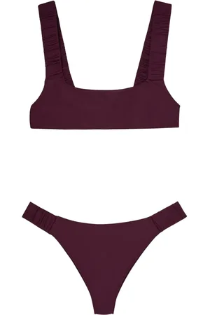 SUNNEI Ruched-detailing bikini