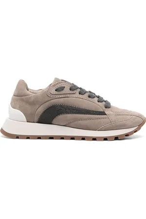 Brunello Cucinelli Monili suede sneakers