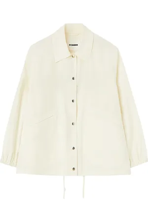 Jil Sander Logo-print cotton shirt jacket