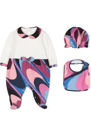PUCCI Junior Abstract-print babygrow set