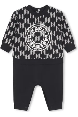 Karl Lagerfeld Logo-print babygrow