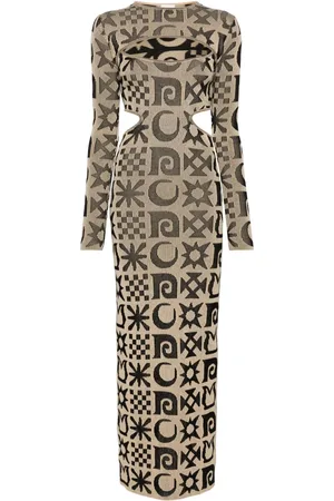 Nanushka Onika jacquard midi dress