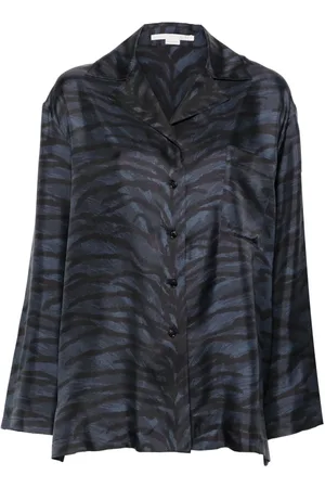 Stella McCartney Tiger-print silk shirt