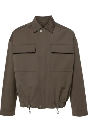 Nanushka Drawstring twill shirt jacket