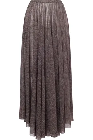 Serafini Asymmetric midi skirt