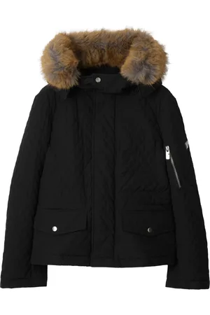 Burberry Cotton-blend quilted jacket