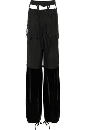 OTTOLINGER Raw-cut finish trousers