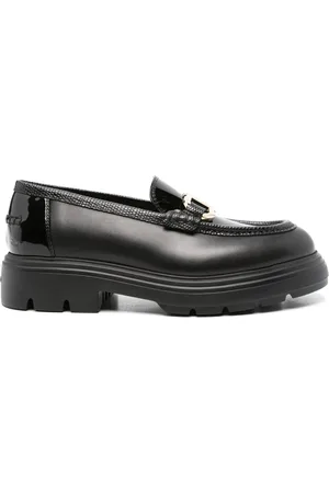 Salvatore Ferragamo Gancini-plaque loafers