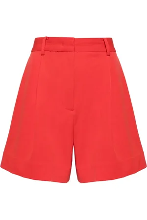 Staud Heather pleat-detail shorts
