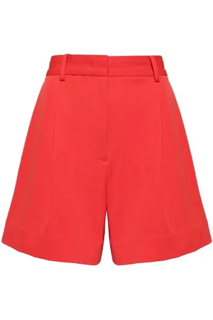 Staud Heather pleat-detail shorts