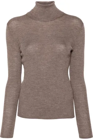 P.A.R.O.S.H. Turtle-neck ribbed-knit jumper