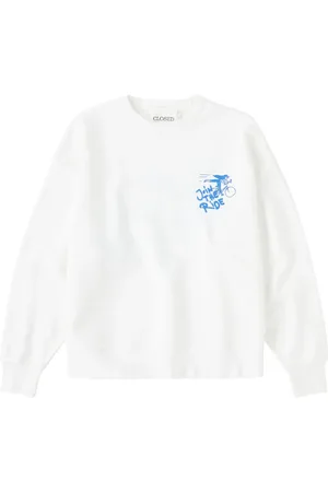 Closed Slogan-print organic-cotton sweatshirt