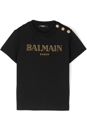 Balmain Logo-embroidered T-shirt