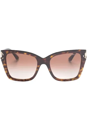 Jimmy Choo Kira oversize-frame sunglasses