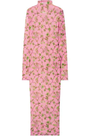 OFF-WHITE Ramage tulle maxi dress