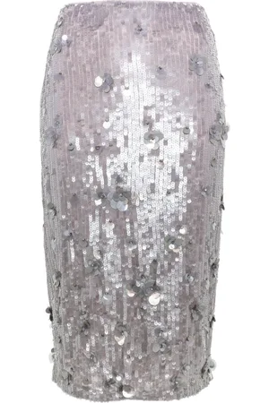 P.A.R.O.S.H. Glow midi skirt