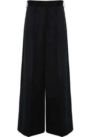 Simone Rocha Pleated wide-leg trousers