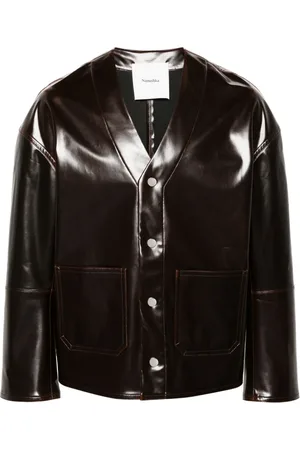 Nanushka Edee collarless jacket