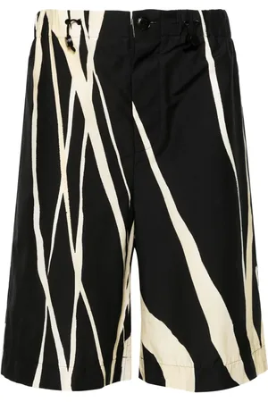 Nanushka Drawstring cotton-belnd bermuda shorts