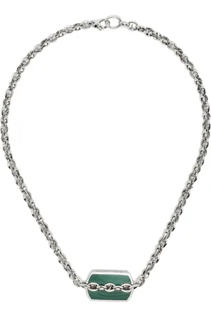 STEPHEN WEBSTER Inline Razer Tag necklace