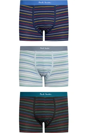 Paul Smith Logo-waistband striped boxers (pack of three)