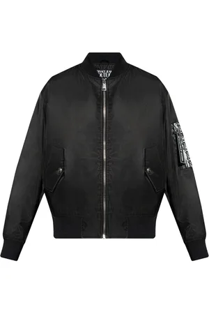 VERSACE Striped bomber jacket