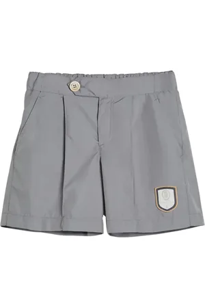Brunello Cucinelli Logo-patch shorts
