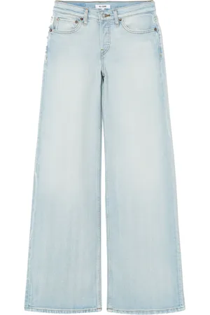RE/DONE Mid-rise wide jeans