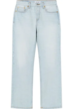 RE/DONE Easy straight cropped jeans