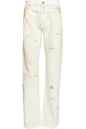 Helmut Lang Painted low-rise jeans