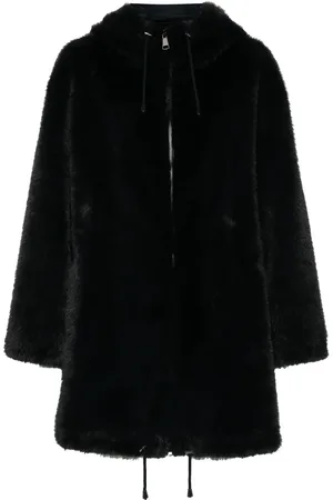 P.A.R.O.S.H. Hooded faux-fur coat