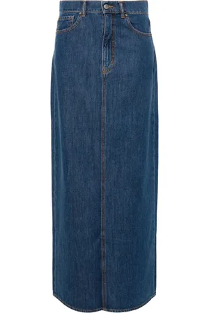 P.A.R.O.S.H. Cotton denim skirt