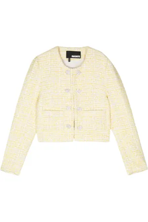 ROTATE Bouclé cropped jacket