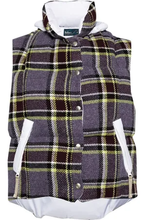 Kolor Checked puffer gilet