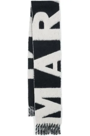 Isabel Marant Loliana jacquard-logo scarf