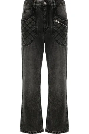 Isabel Marant Cassandre high-rise wide-leg jeans