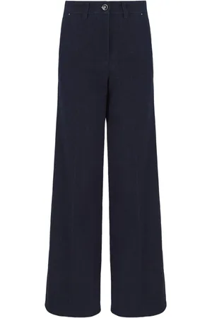 Giorgio Armani Cotton straight-leg trousers