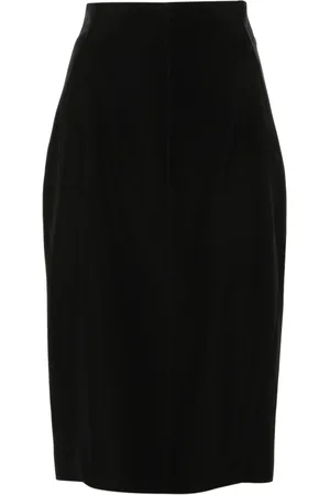 MUGLER Buckled tailored skirt