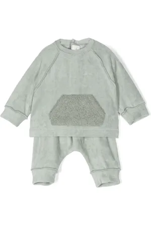 TEDDY & MINOU Logo-embroidered trousers set