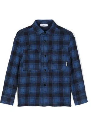 Msgm Tartan-pattern shirt