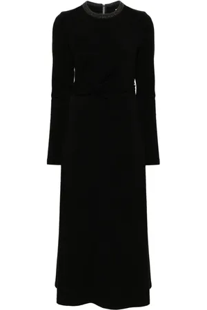 Brunello Cucinelli Draped jersey maxi dress