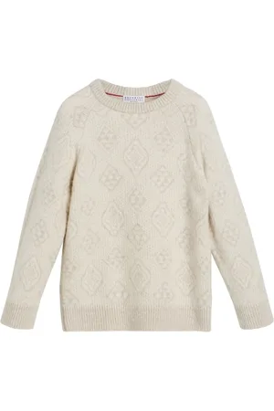 Brunello Cucinelli Patterned intarsia-knit jumper