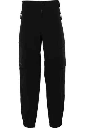 Moncler Logo-lettering tapered trousers