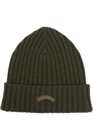Paul & Shark Logo-embroidered beanie hat
