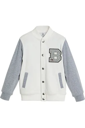 Brunello Cucinelli Appliqué panelled bomber jacket