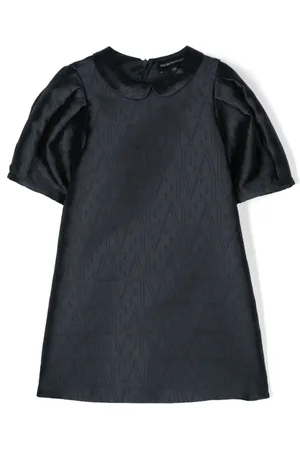 Emporio Armani Logo-jacquard dress