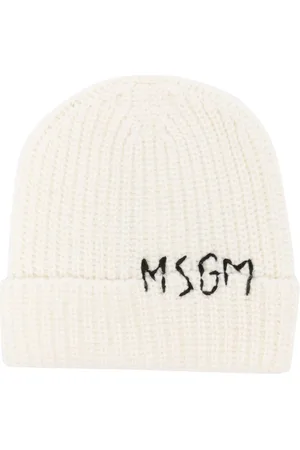 Msgm Logo-embroidered beanie