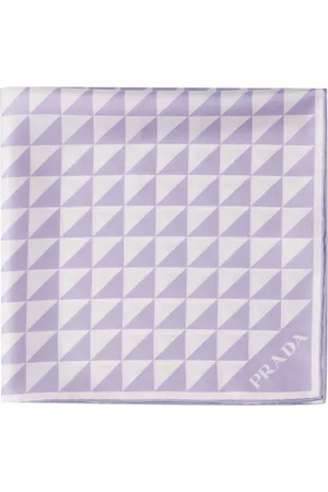 Prada Triangle-logo scarf